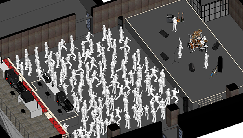 CKL스테이지에서 공연시 관람 예상(서서 보기)